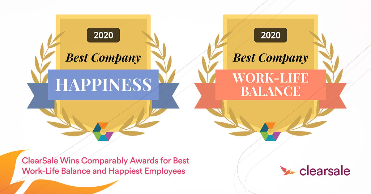 ClearSale Wins Comparably Awards for Best Work-Life Balance and Happiest Employees