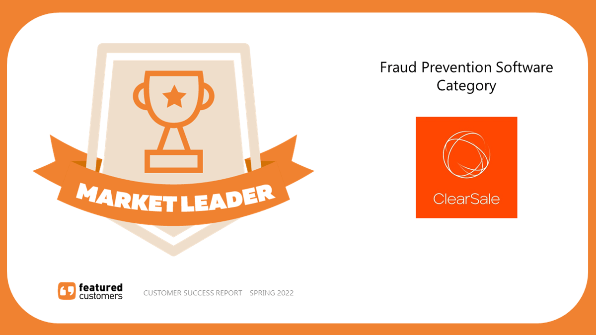 ClearSale is nominated Market Leader in Fraud Prevention Software by FeaturedCustomers