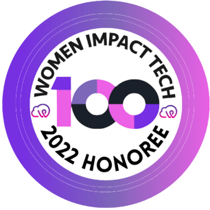 Women Impact Tech 100- 2022-HONOREE badge for ClearSale