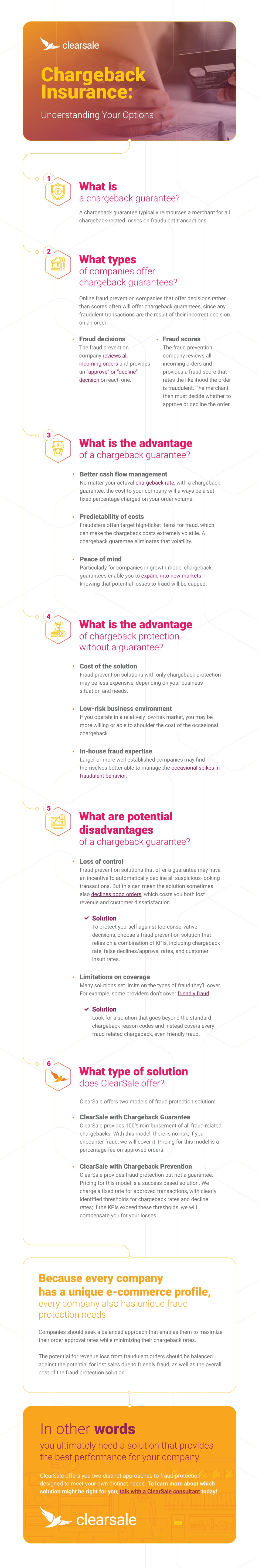 infographic: Changebak insurance - understanting your options