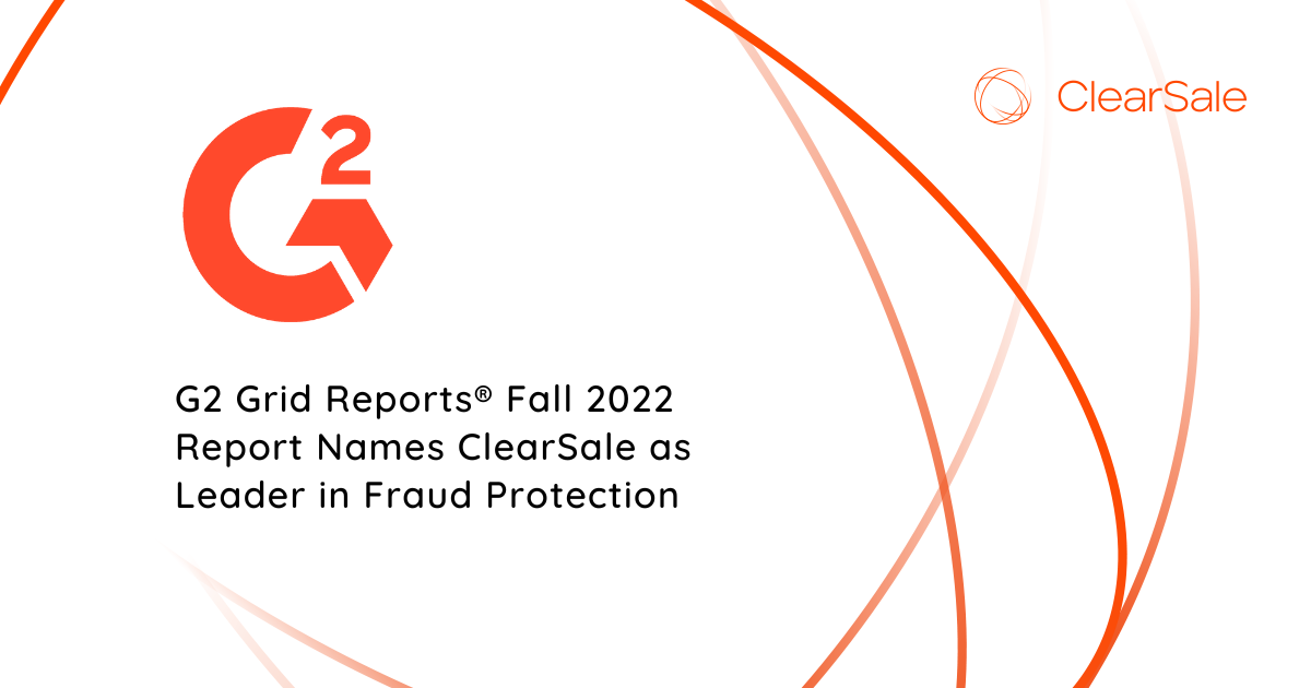 G2 Grid Reports® Fall 2022 Report Names ClearSale as Leader in Fraud Protection